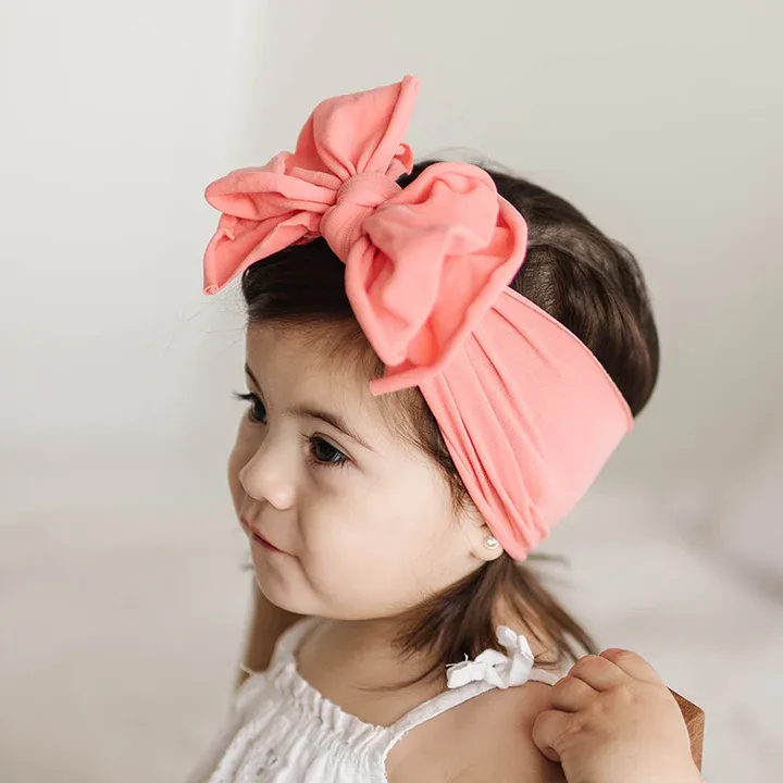 Baby Bling Bows | FAB-BOW-LOUS Headband ~ Coral