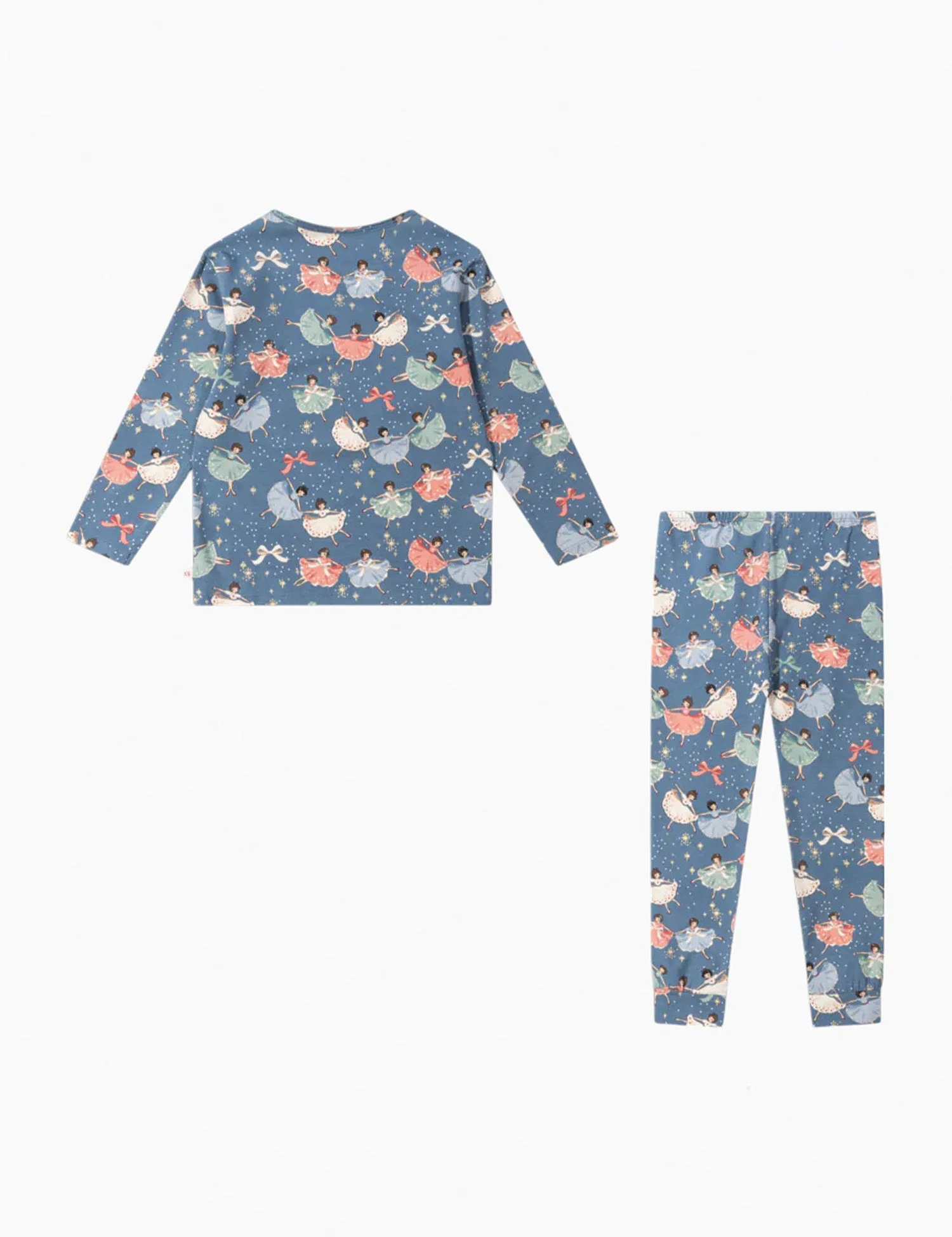 Basic Blouse/Pants Set in Snow Bow Ballerina
