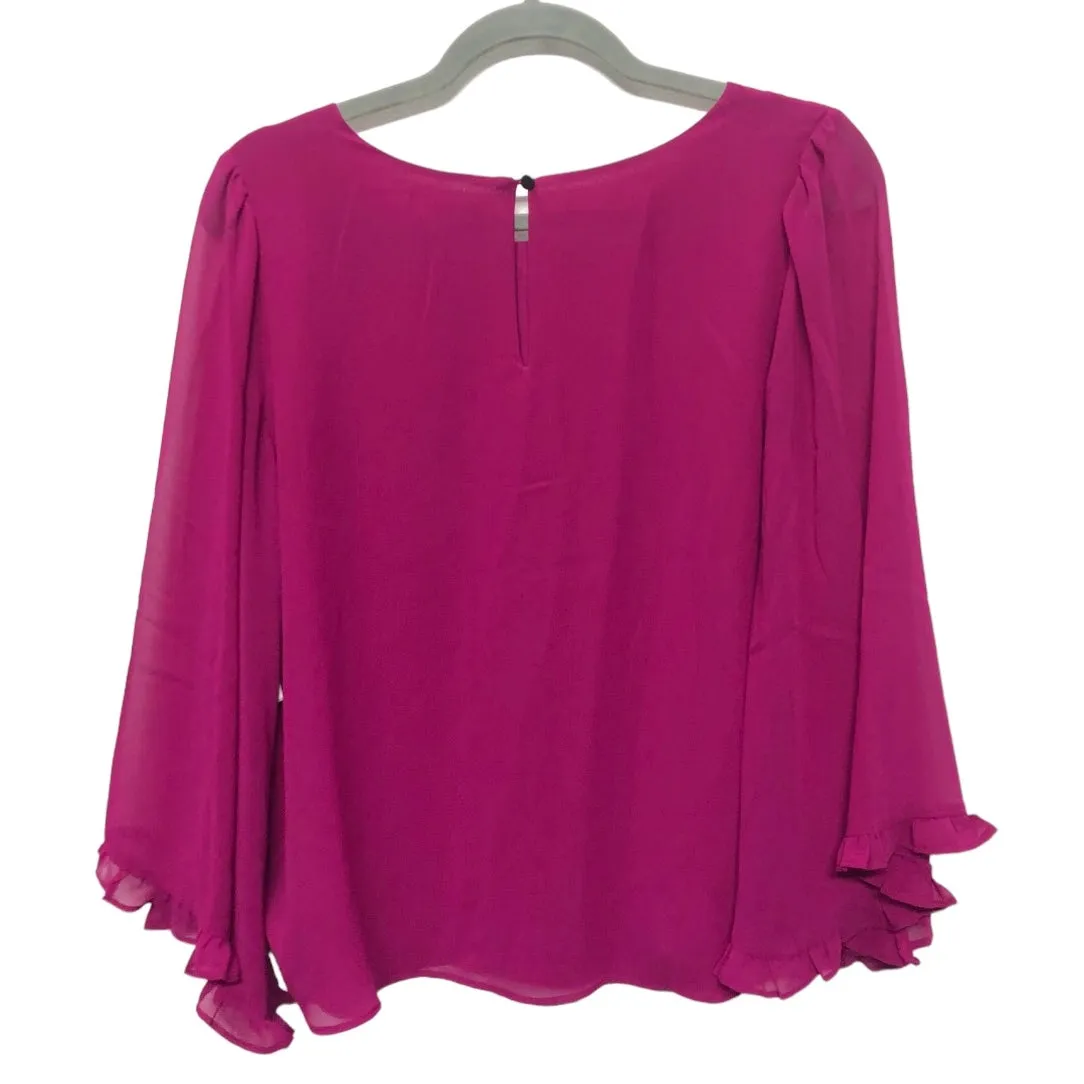Blouse Long Sleeve By 1.state In Pink, Size: S