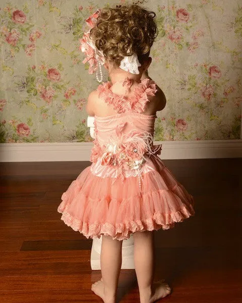 Blush Pink Lace Baby Pettiskirt