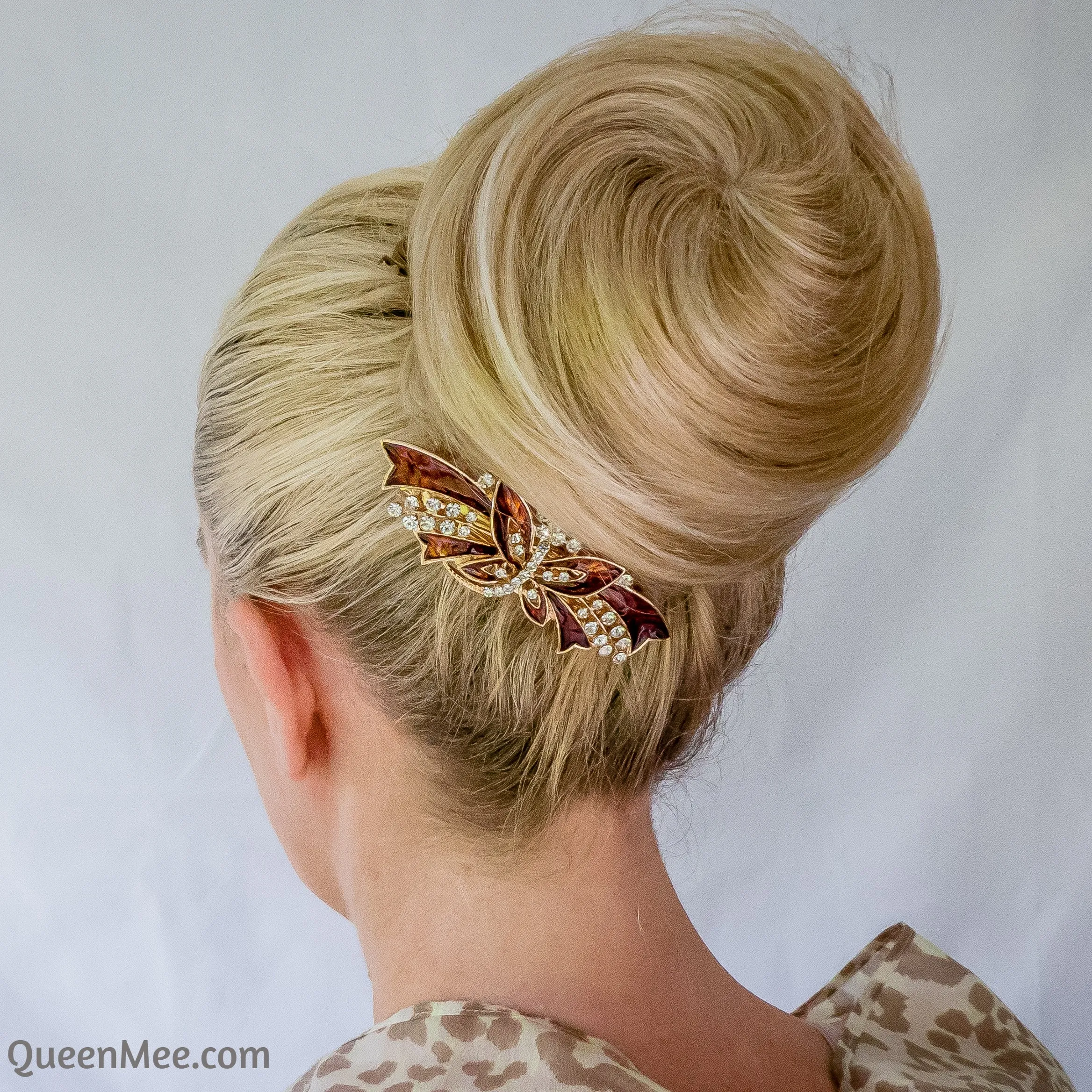 Butterfly Hair Clip with Enamel