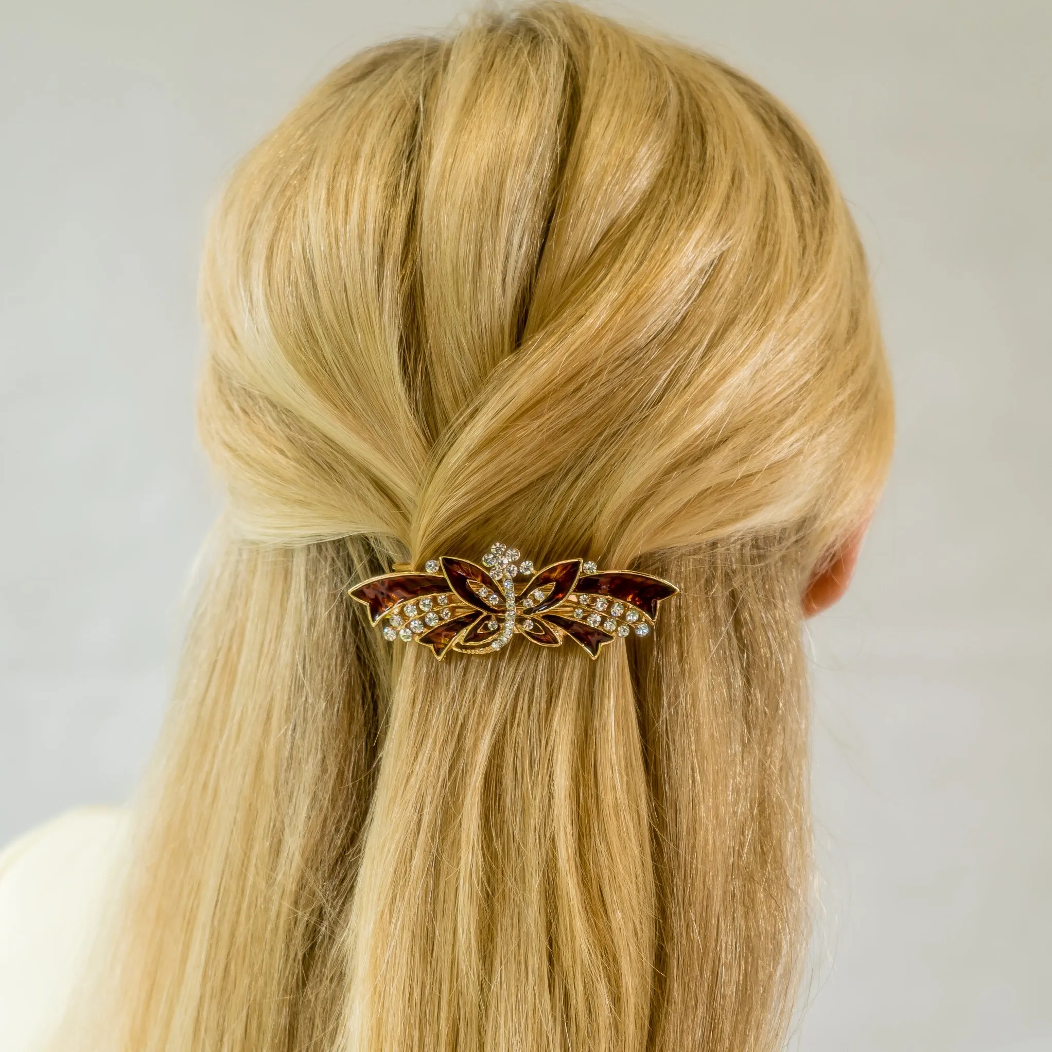 Butterfly Hair Clip with Enamel