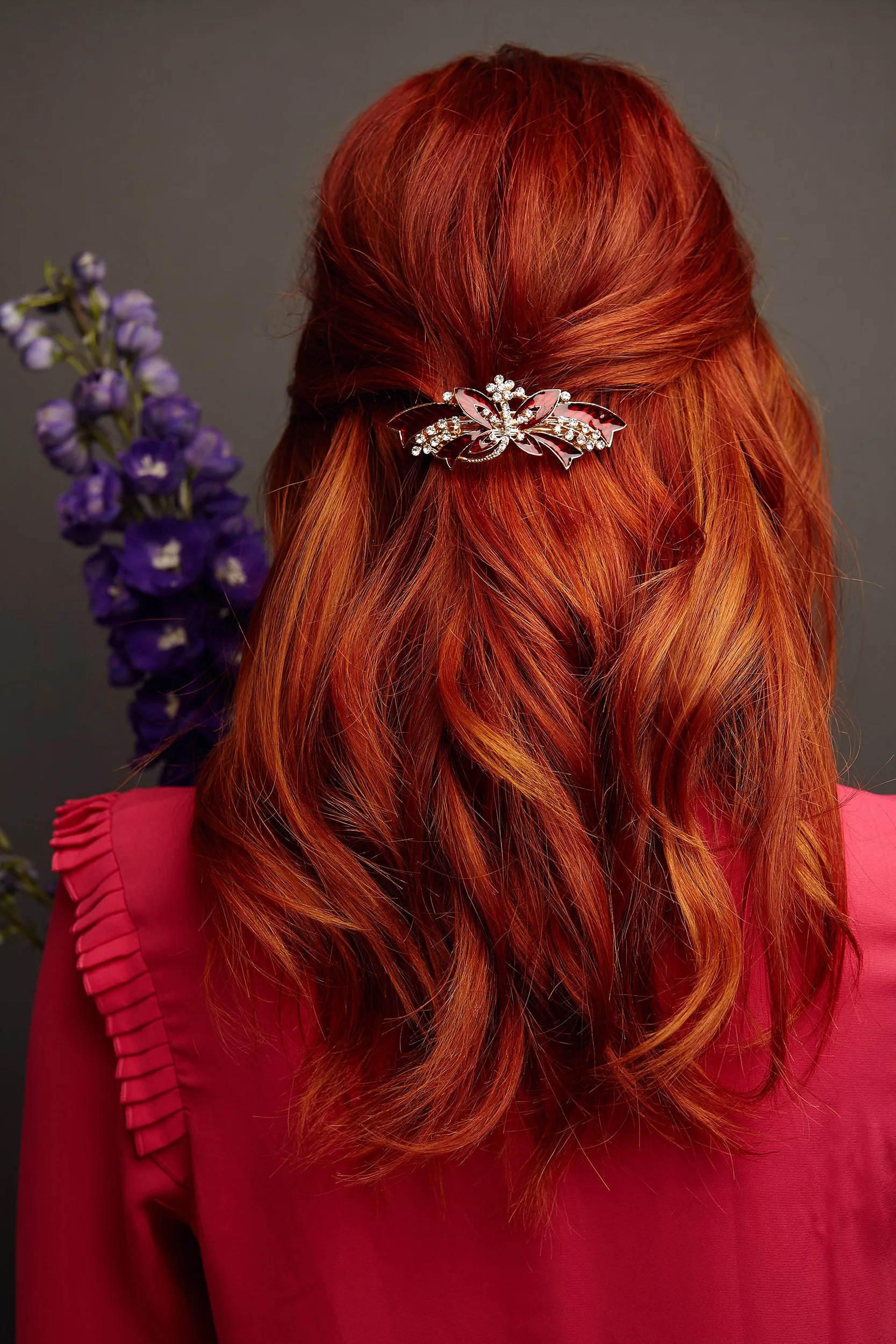 Butterfly Hair Clip with Enamel