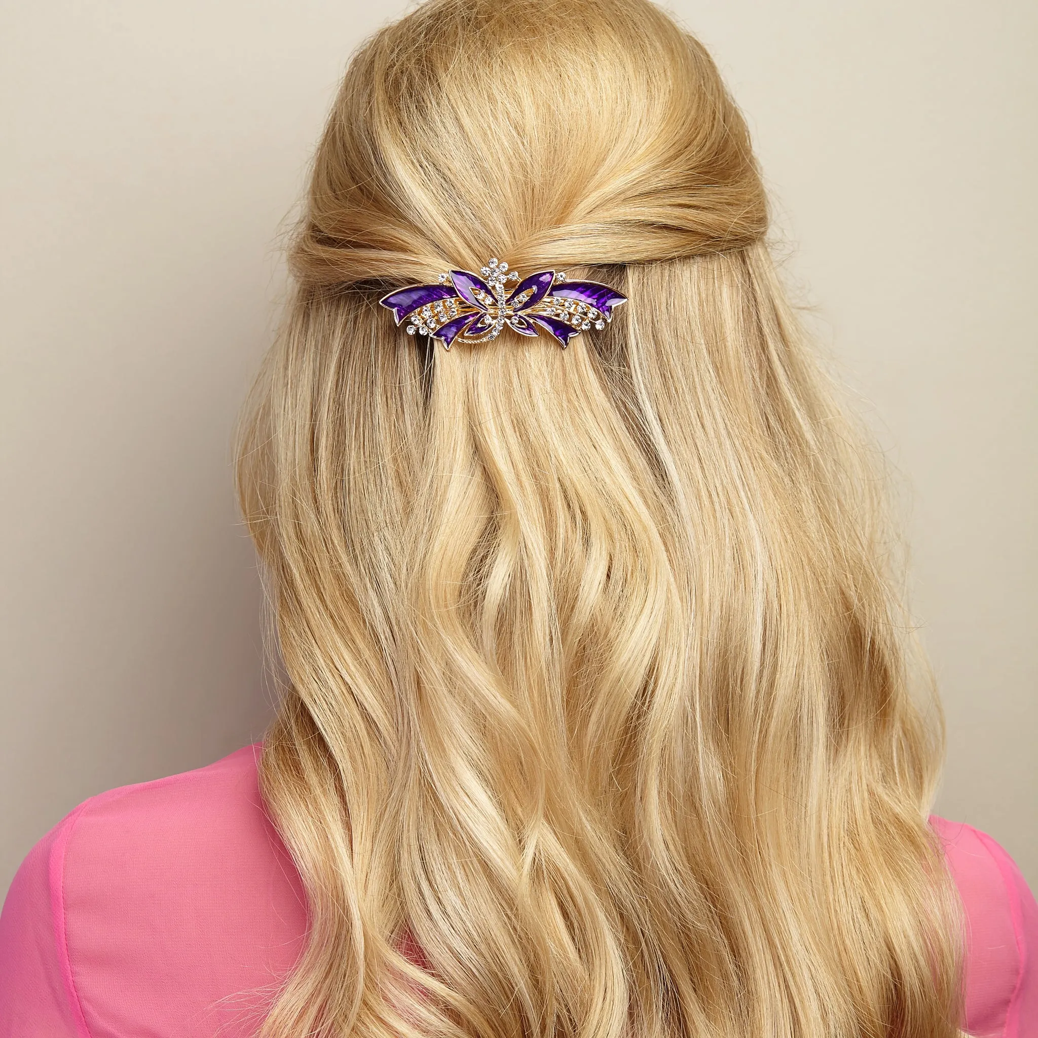 Butterfly Hair Clip with Enamel
