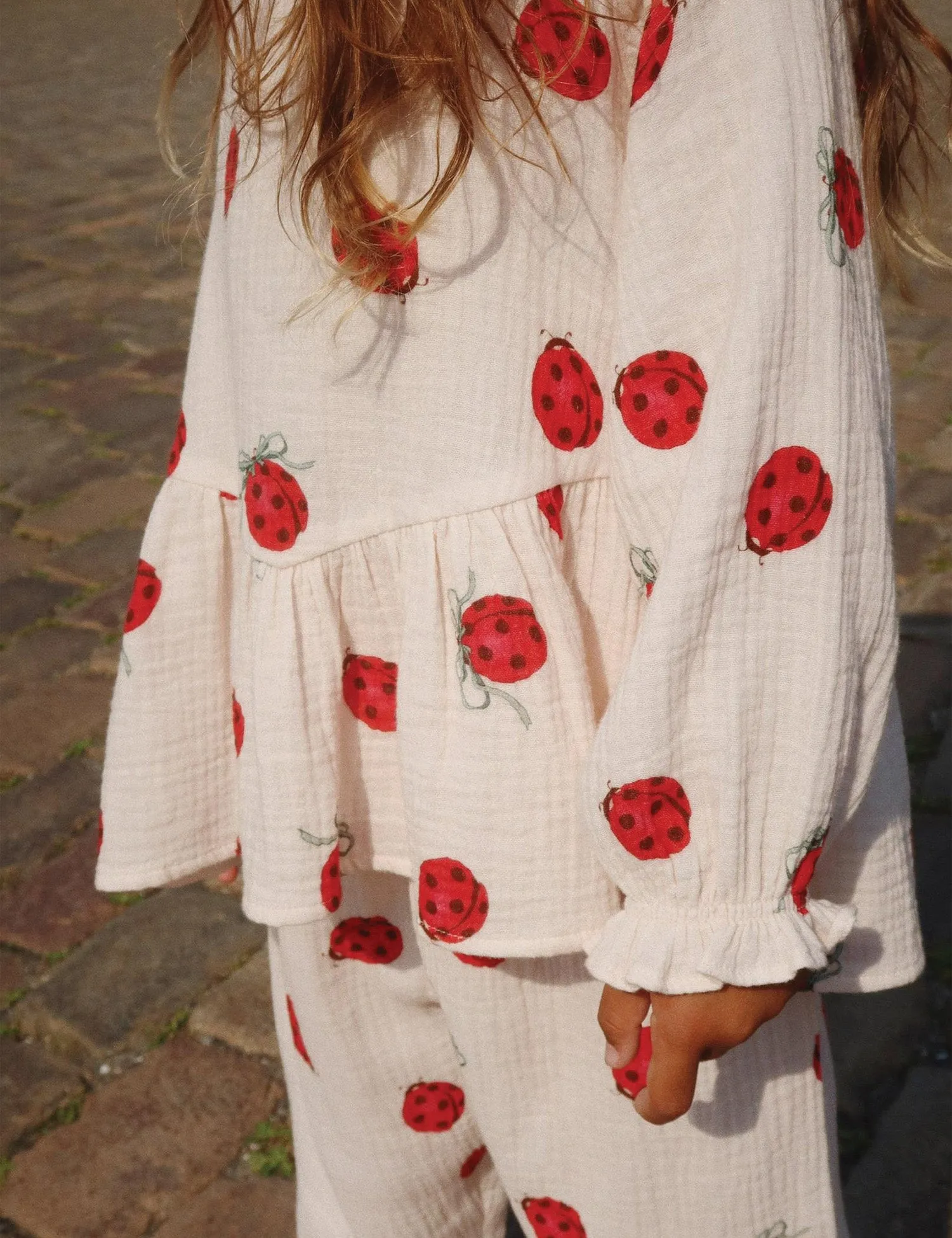 Coco Ladybug Blouse in Ladybug Bow
