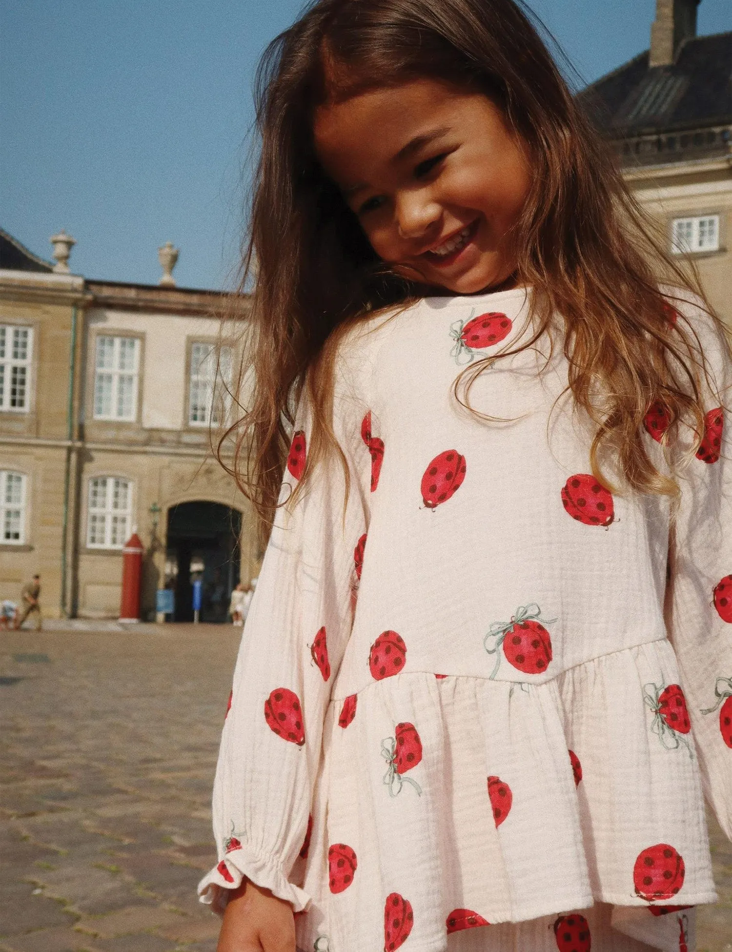 Coco Ladybug Blouse in Ladybug Bow