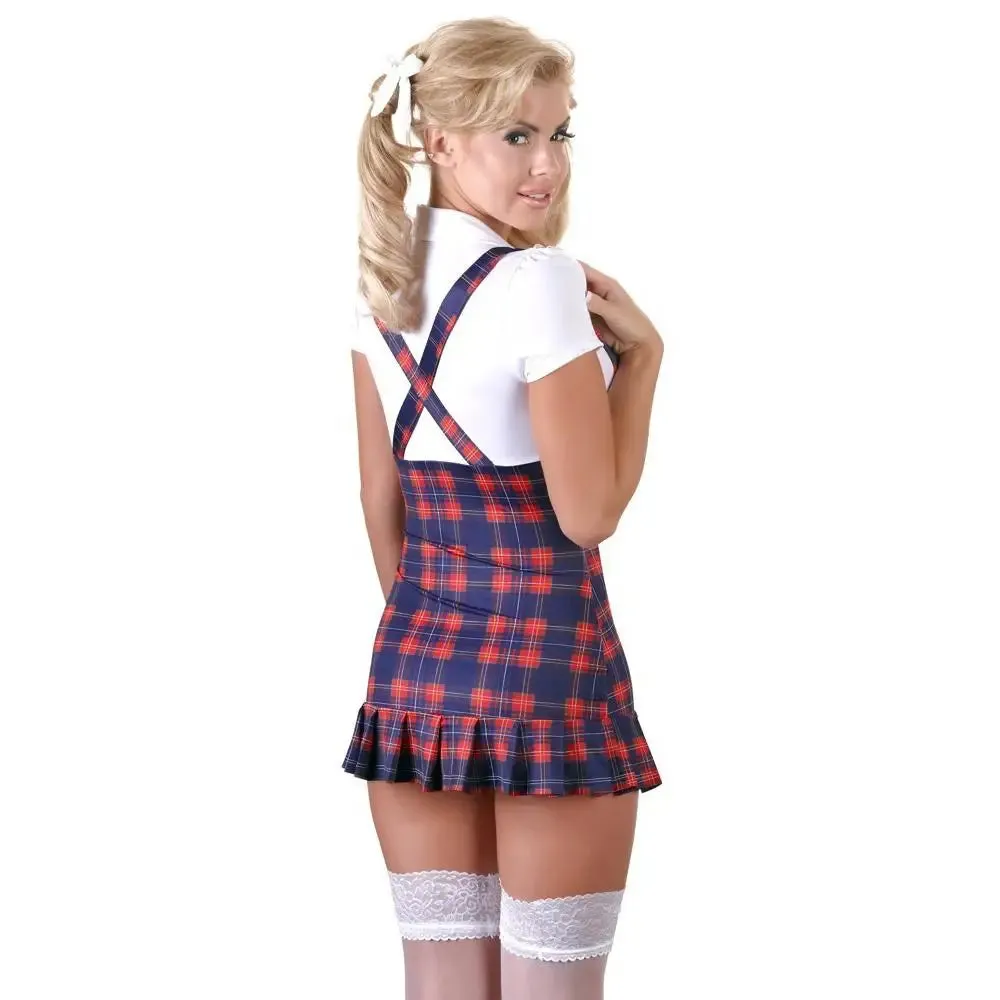 Cottelli Sexy Blue Stretchy School Girl Roleplay Costume for Her