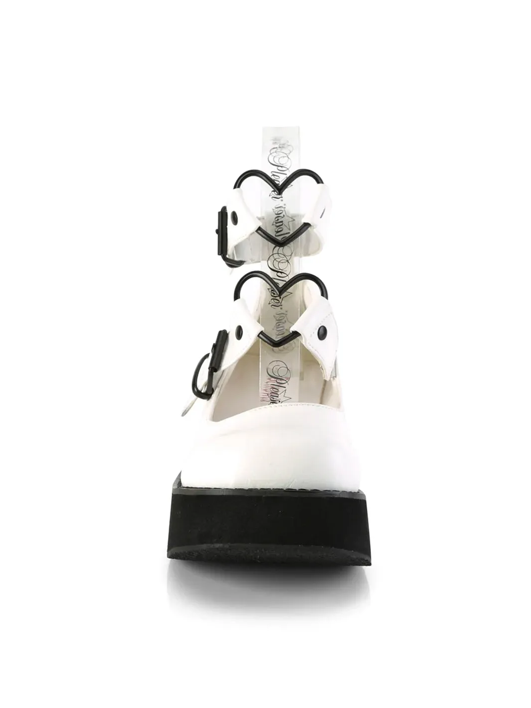 DEMONIA SPRITE-02 - WHITE VEGAN LEATHER ✰ PRE ORDER ✰