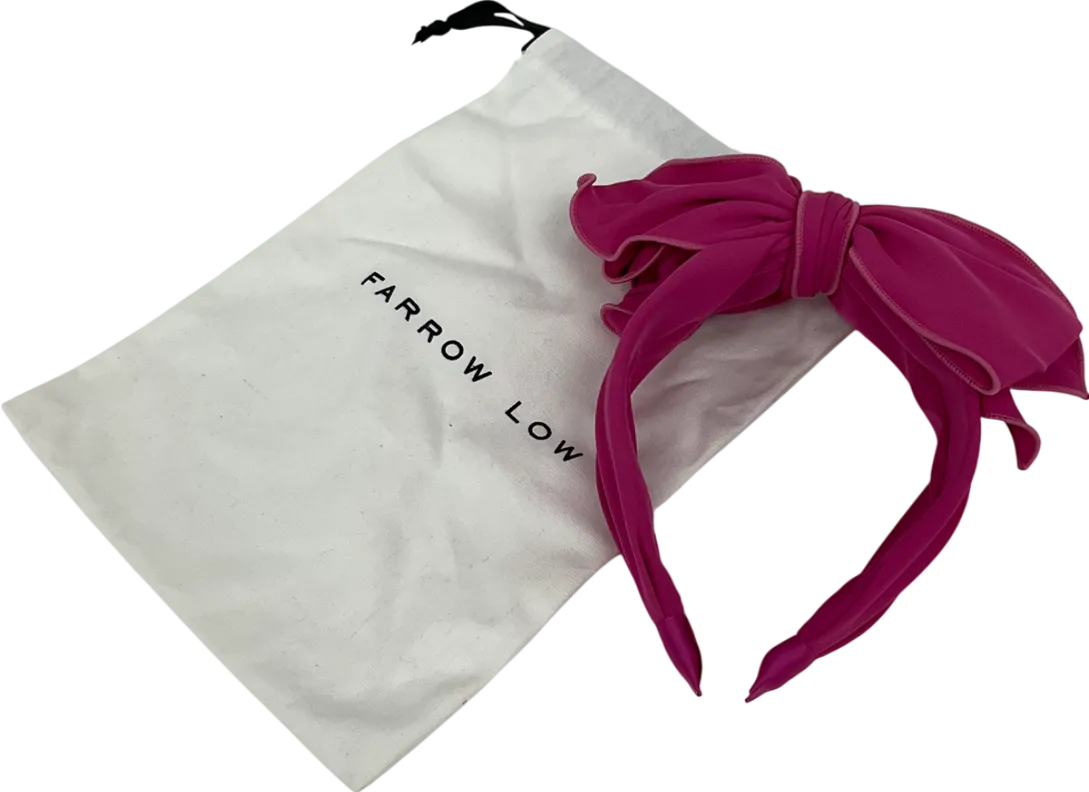 Farrow Low Pink Large Bow Headband One Size