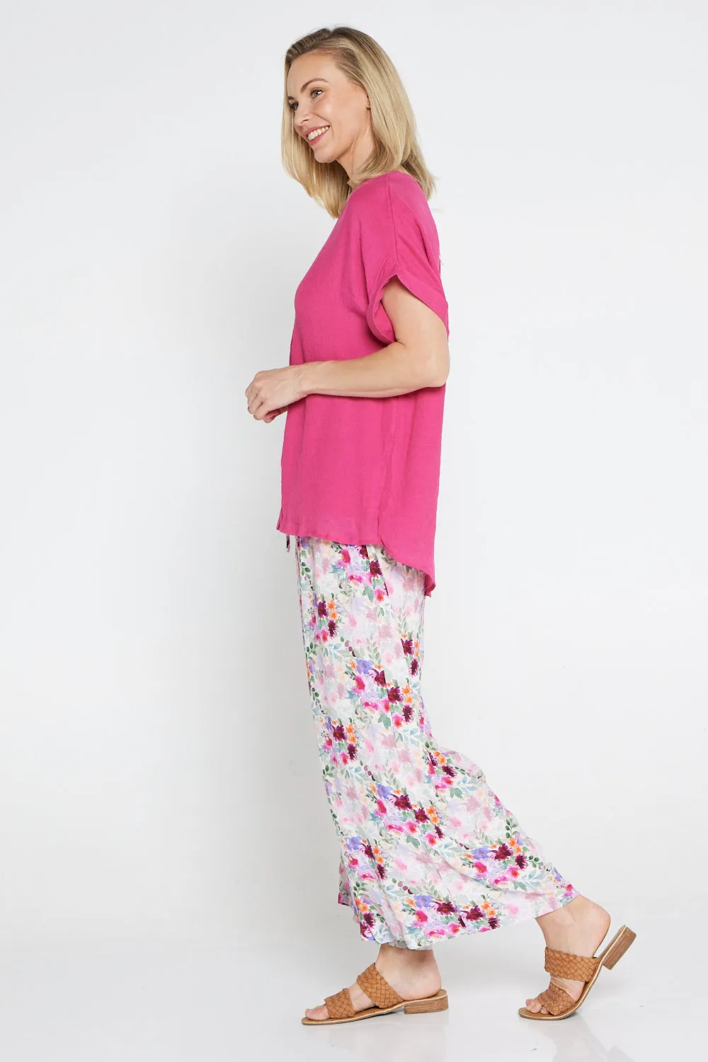 Gemma Top - Hot Pink
