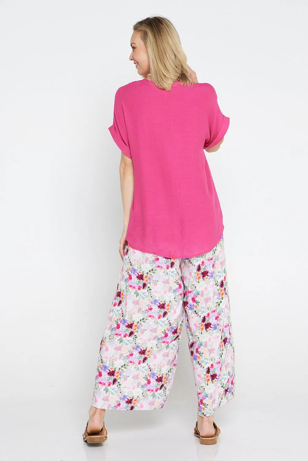 Gemma Top - Hot Pink