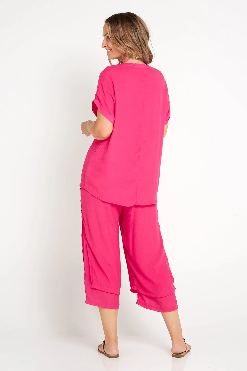 Gemma Top - Hot Pink