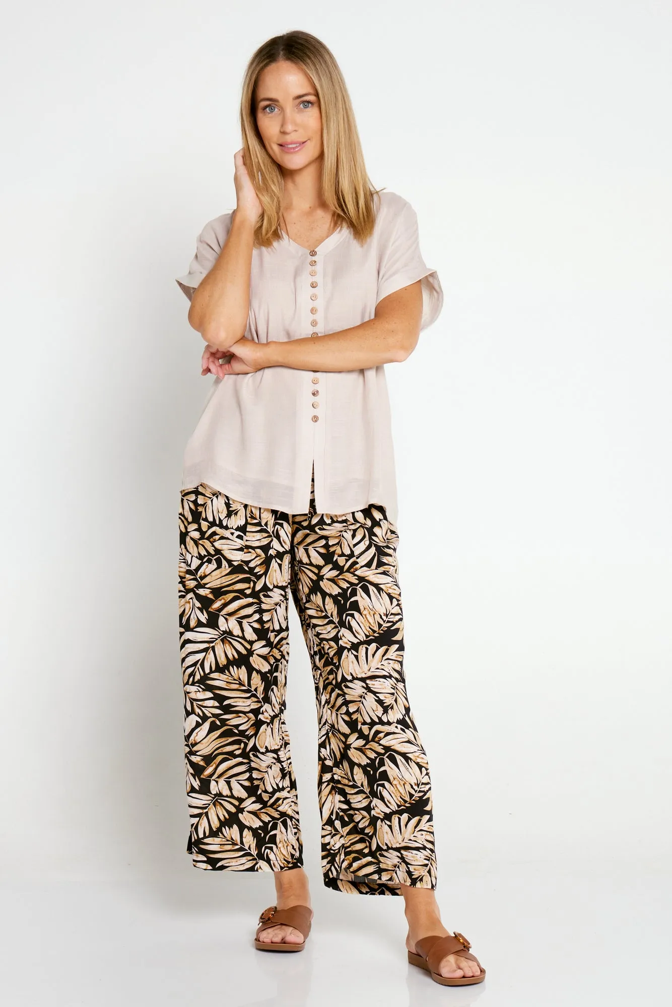 Gemma Top - Pink Beige