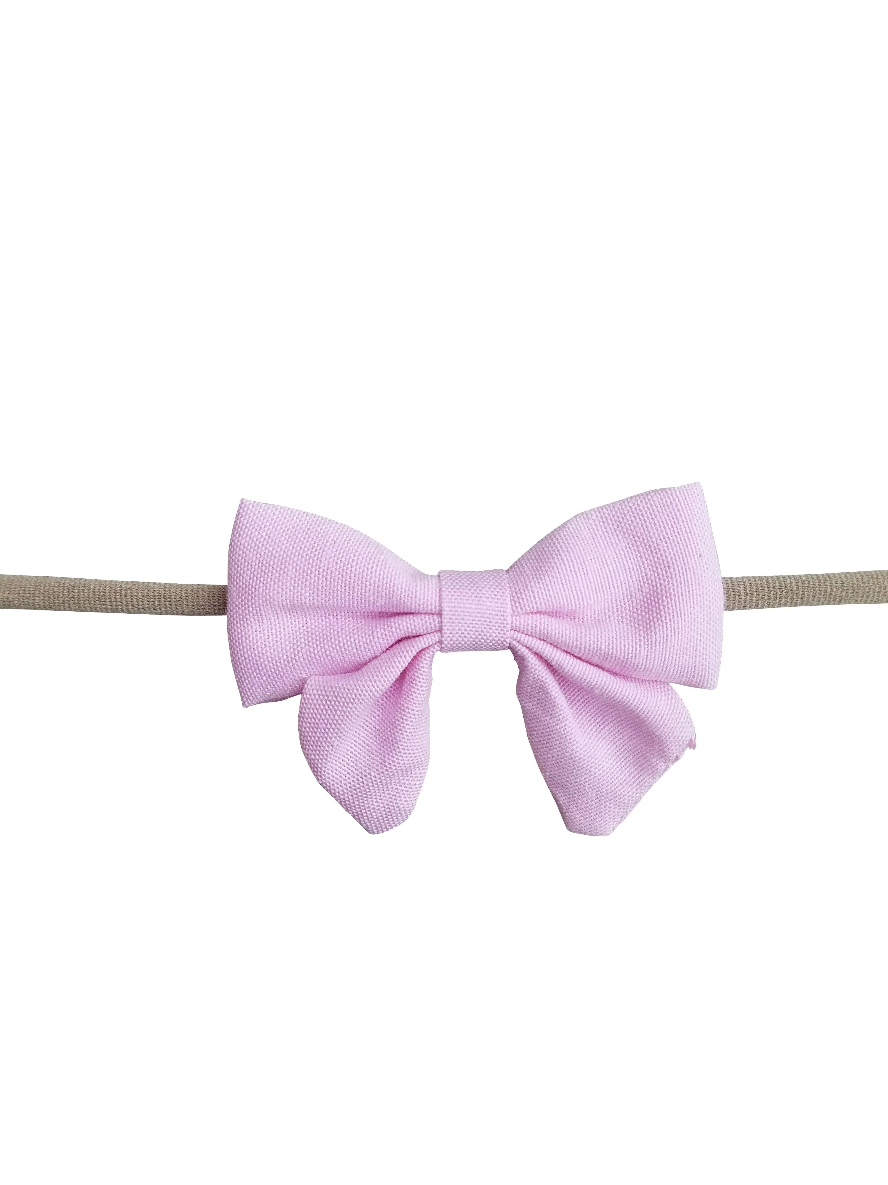 Handmade Hair Bow on Stretchy Nylon Headband