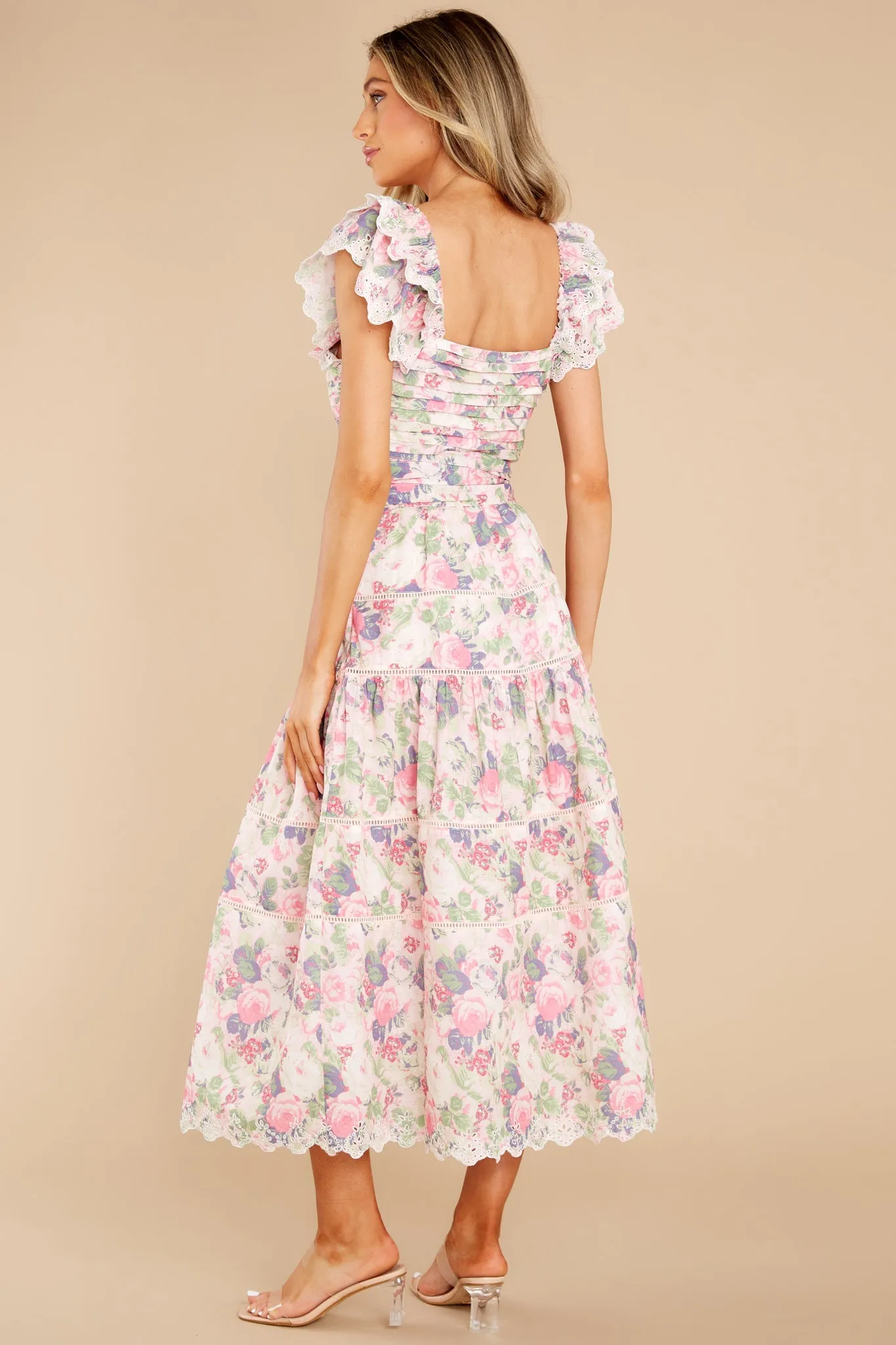 Harlyn Veiled Kiss Midi Dress