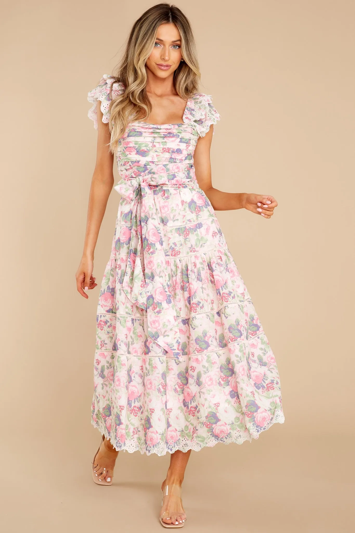 Harlyn Veiled Kiss Midi Dress