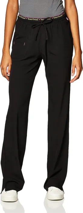 Heartsoul Drawstring Scrub Pants for Women, Stretch Performance Fabric, 20110