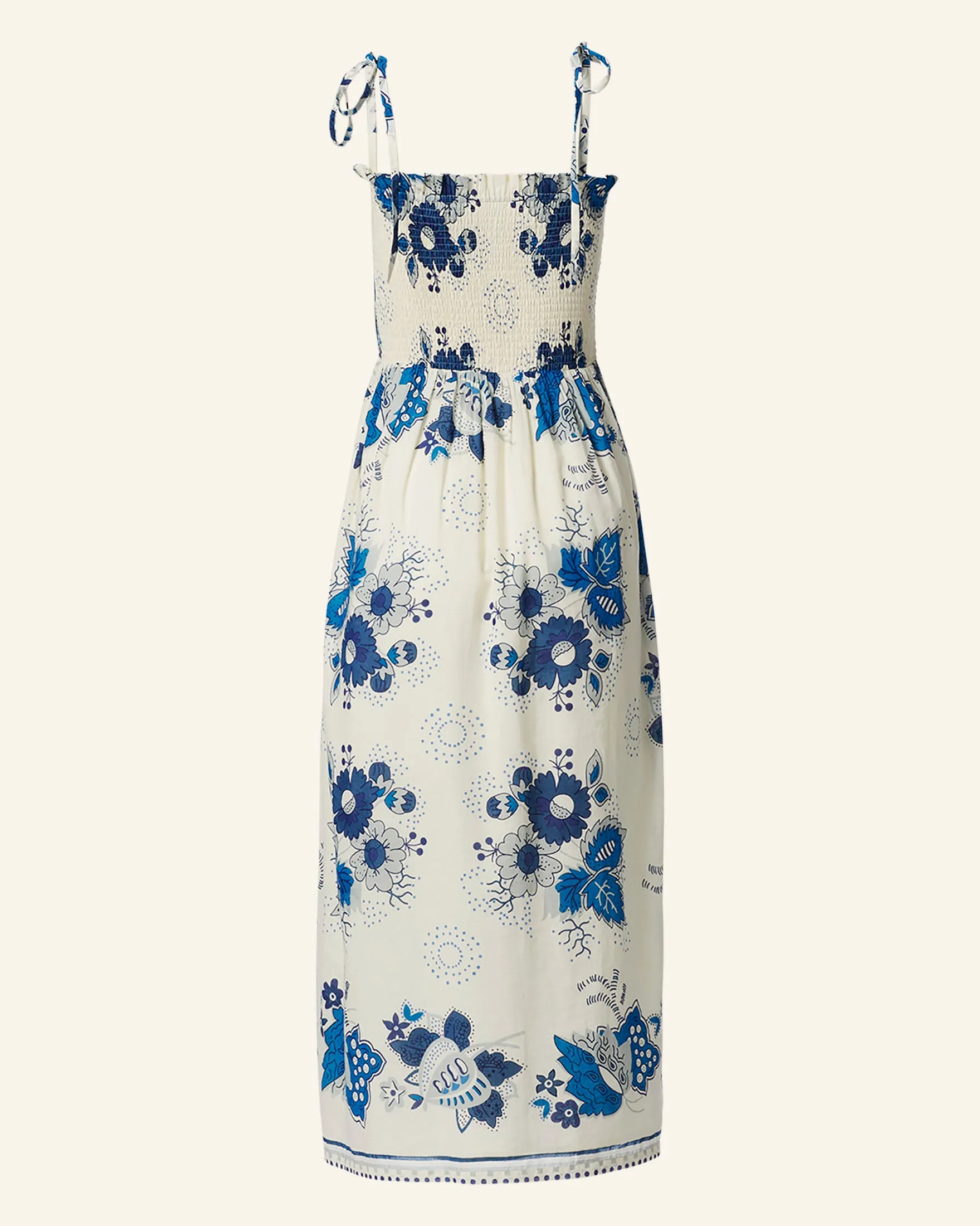 Kaia Blue China Panel Dress