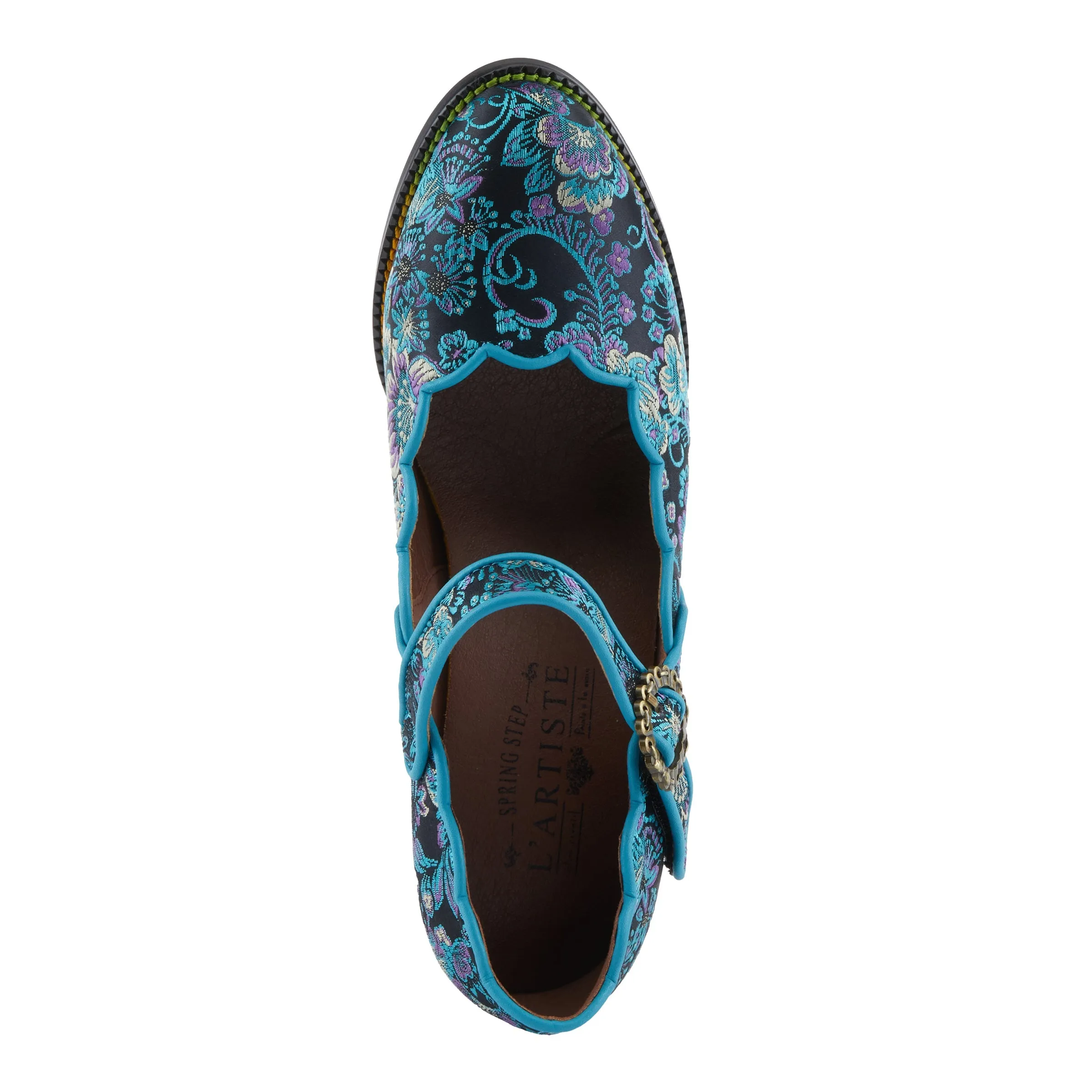 Certainly! Here is an optimized product title in English with modifiers:

LARTISTE Adodora Womens Elegant Hand-Painted Leather Slip-On Shoes