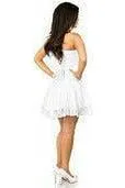 Lavish White Lace Corset Dress