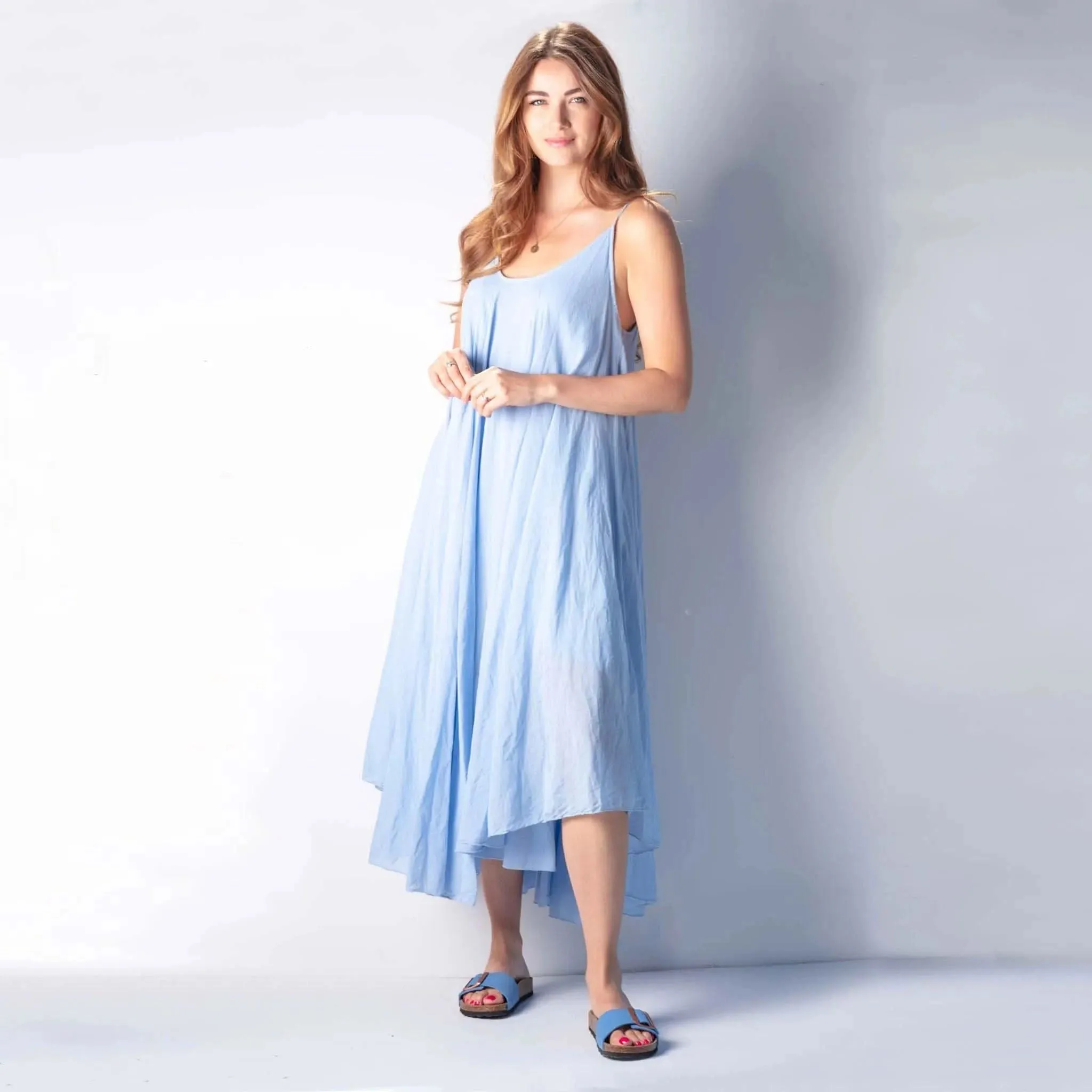 Layered Light Blue Dress
