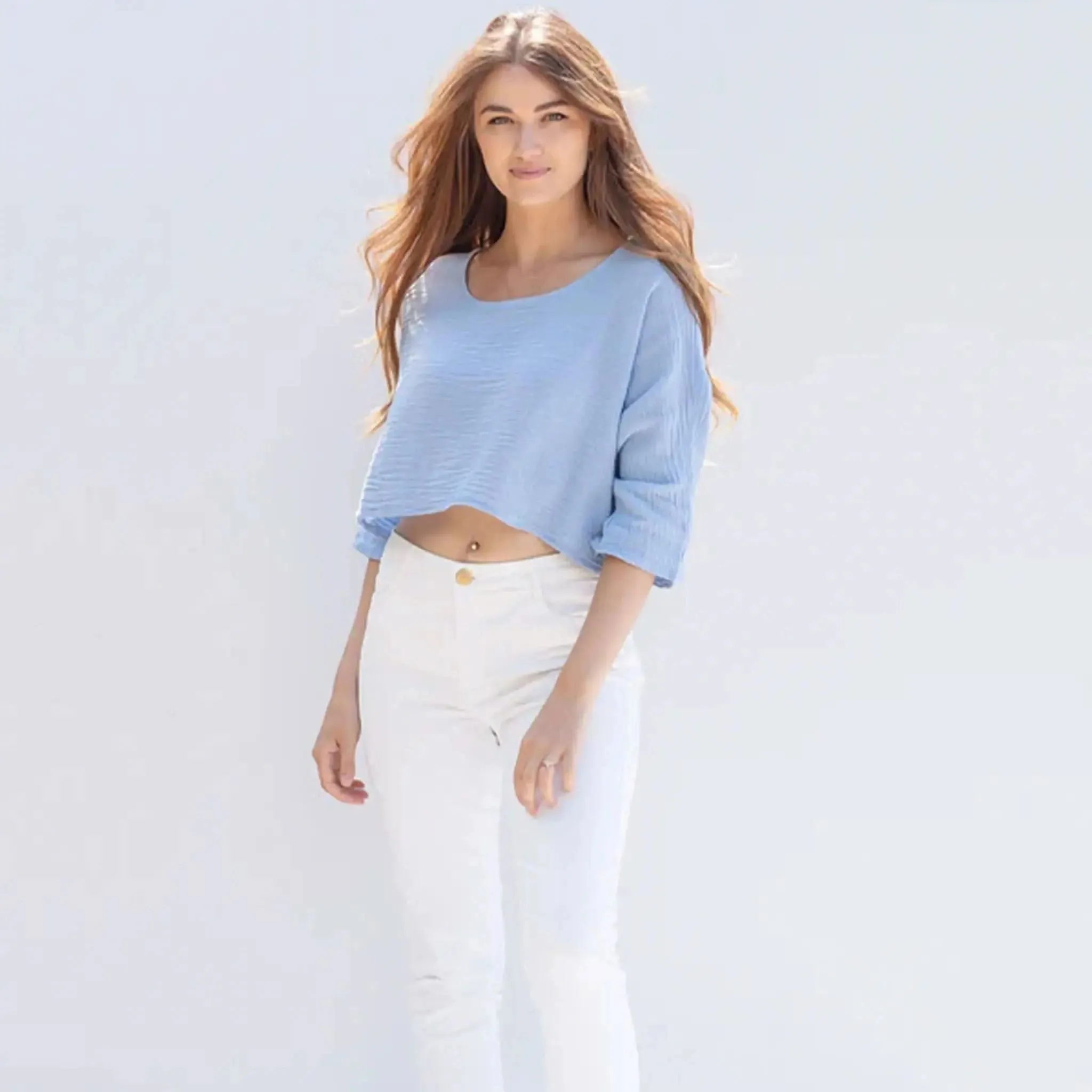 Layered Light Blue Dress