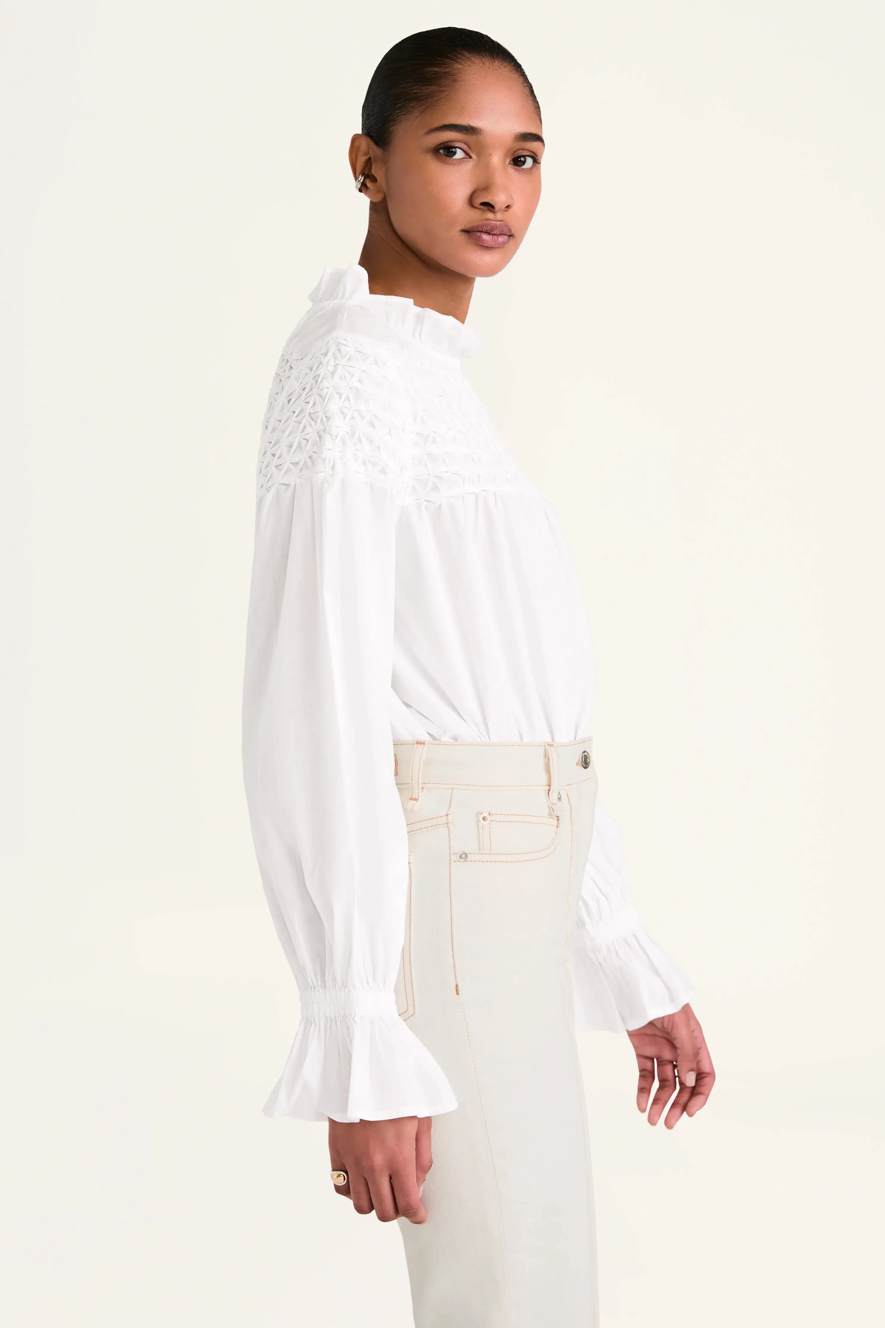 Majorelle Top in White