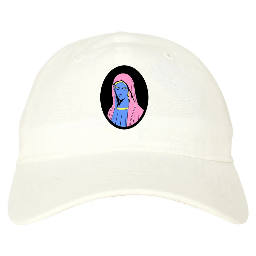 Mary Mother Of Jesus Pink Dad Hat Cap