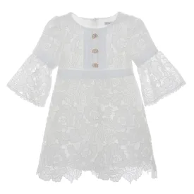 Patachou White Lace Dress