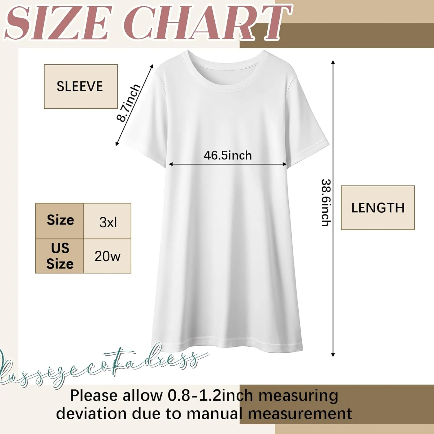 Silkfly White Cotton Dress Shirt for Tie Dye Plus Size Shirt Dresses DIY Items to Tie Dye Women Girls Tie Dye DIY Kit(XXX-Large)