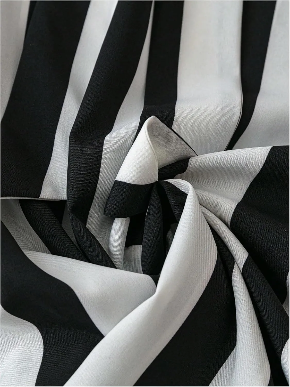 SOLY HUX Women's Plus Size Striped Tops Bow Tie Neck Ruffle Cap Sleeve Office Work Blouse