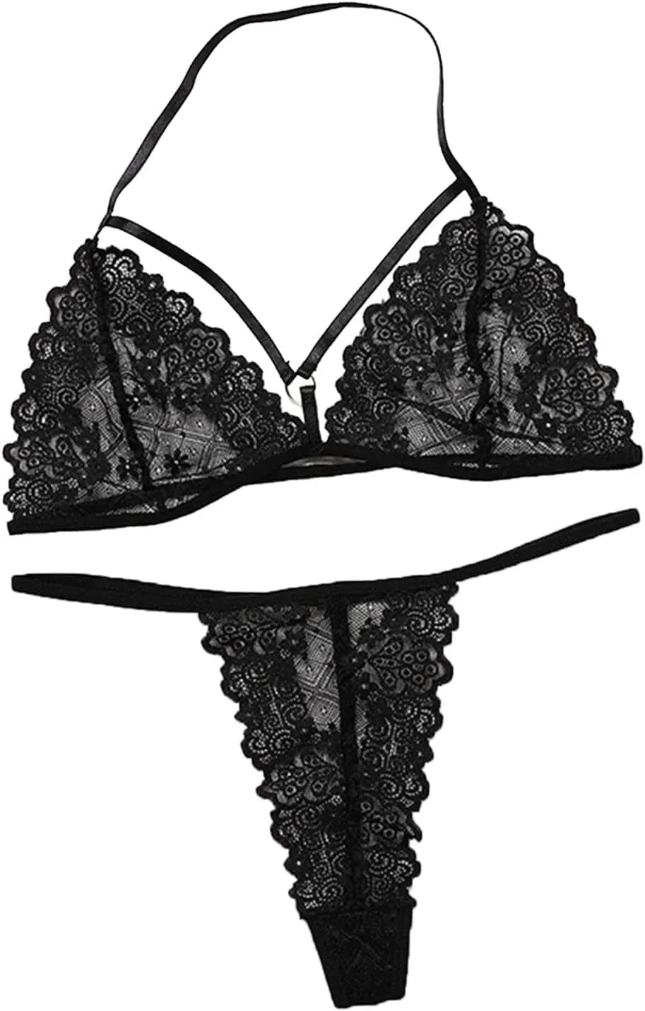 Women's Sexy Lingerie Women's Traceless Lace Edge Bra Sexy Attractive Popular Big Chest Show Small for Women Lace