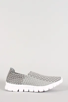 Woven Slip On Sneaker