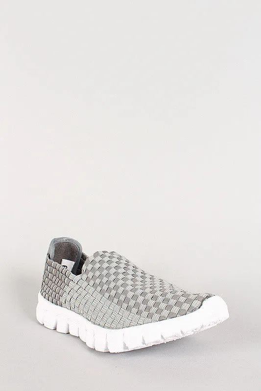 Woven Slip On Sneaker