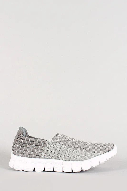 Woven Slip On Sneaker