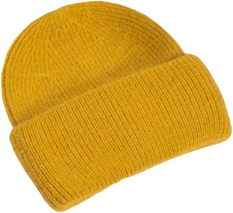 YM YOUMU Women Puffy Soft Slouchy Cuffed Beanie Hats Winter Lightweight Knit Fisherman Cap